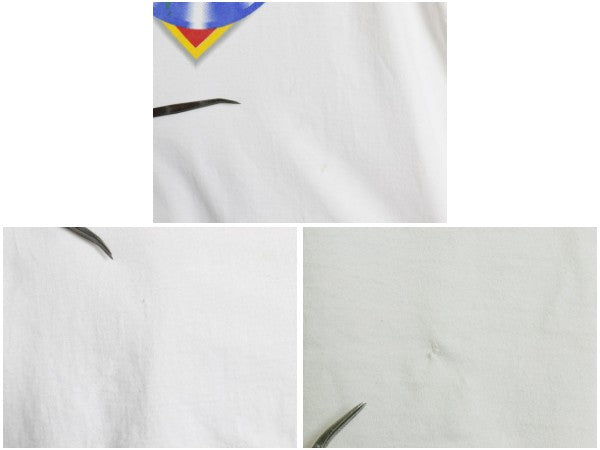90s 00s ★ COMPAQ アート イラスト プリント Tシャツ メンズ XL / 古着 オールド 当時物 企業物 コンピューター テック グラフィック 白