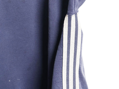 90s USA製 アディダス ワンポイント スウェット メンズ XL オールド トレーナー ヘビーウエイト 裏起毛 クルーネック 大きいサイズ 3ライン