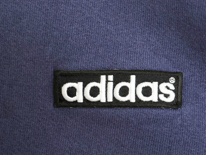90s USA製 アディダス ワンポイント スウェット メンズ XL オールド トレーナー ヘビーウエイト 裏起毛 クルーネック 大きいサイズ 3ライン