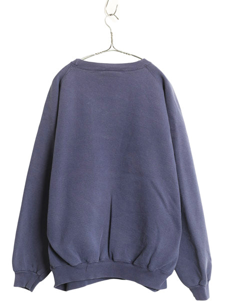 90s USA製 アディダス ワンポイント スウェット メンズ XL オールド トレーナー ヘビーウエイト 裏起毛 クルーネック 大きいサイズ 3ライン