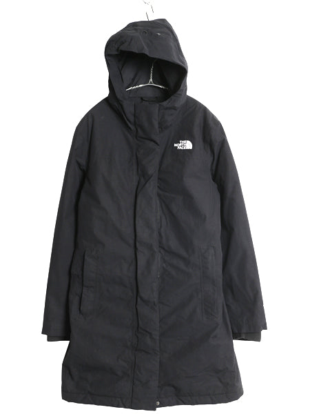 US企画 ノースフェイス アークティック ダウン ロング コート レディース L / DRYVENT パーカー ジャケット 550フィル ジャンパー ブラック