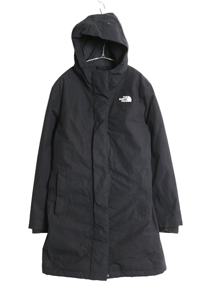 US企画 ノースフェイス アークティック ダウン ロング コート レディース L / DRYVENT パーカー ジャケット 550フィル ジャンパー ブラック