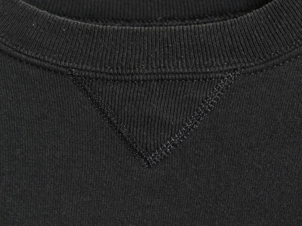 90s USA製 ラッセル 3段 カレッジ フットボール プリント スウェット メンズ XL / オールド トレーナー 裏起毛 前V 大きいサイズ ブラック