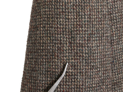 デッドストック 80s USA製 ハリスツイード テーラード ジャケット メンズ L 程/ ヴィンテージ ブレザー ツイード ウール トラッド シンプル