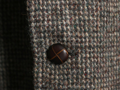 デッドストック 80s USA製 ハリスツイード テーラード ジャケット メンズ L 程/ ヴィンテージ ブレザー ツイード ウール トラッド シンプル