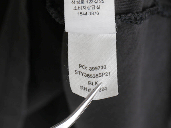 パタゴニア 両面 プリント 半袖 Tシャツ メンズ M / 21年製 アウトドア P6 バックプリント ボックスロゴ カットソー シンプル トップス 黒