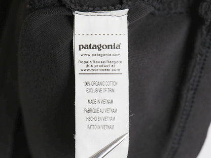 パタゴニア 両面 プリント 半袖 Tシャツ メンズ M / 21年製 アウトドア P6 バックプリント ボックスロゴ カットソー シンプル トップス 黒