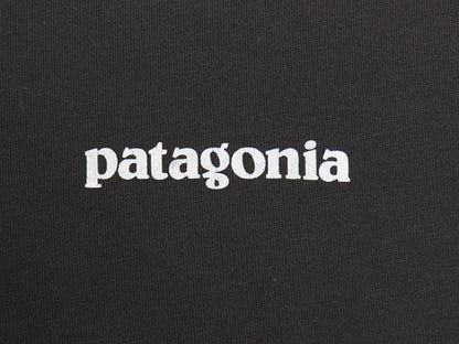 パタゴニア 両面 プリント 半袖 Tシャツ メンズ M / 21年製 アウトドア P6 バックプリント ボックスロゴ カットソー シンプル トップス 黒