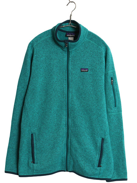 パタゴニア ベターセーター ジャケット レディース L / 13年製 フリース セーター フルジップ ブルゾン ハイネック アウトドア 裏起毛 緑