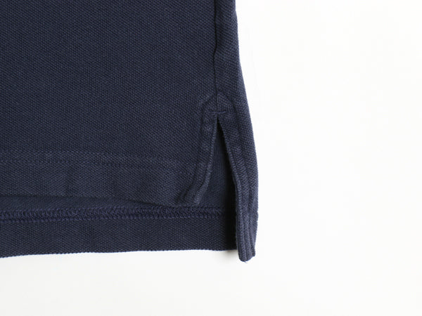 ブルックスブラザーズ 鹿の子 半袖 ポロシャツ メンズ S / SLIM FIT ワンポイント ロゴ 刺繍 カットソー コットン ボーダー トリコカラー