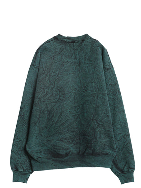 90s USA製 ネイティブ 刺繍 スウェット メンズ L / オールド シンボル グラフィック トレーナー ケミカルウォッシュ ヘビーウェイト 裏起毛