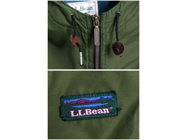 90s USA製 エルエルビーン 中綿 ナイロン アノラック パーカー ジャケット メンズ L / オールド マウンテンパーカー プルオーバー ブルゾン