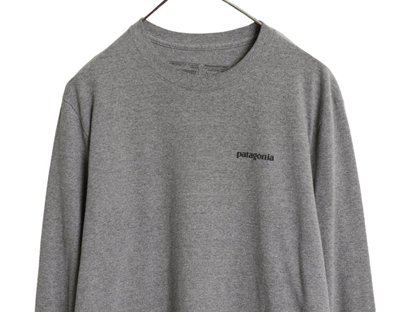 パタゴニア 両面 プリント 長袖 Tシャツ メンズ M 18年製 アウトドア ロンT ロングスリーブ フライング フィッシュ グラフィック イラスト