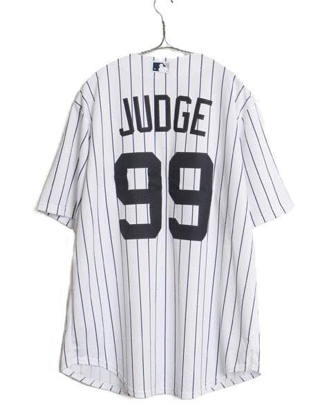 ヤンキース ベースボール シャツ メンズ L / MLB オフィシャル ナイキ スウッシュ 大リーグ ユニフォーム ゲームシャツ 半袖シャツ 重ね着