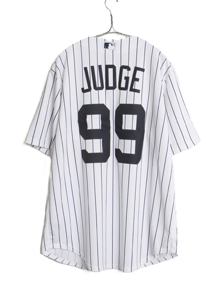 ヤンキース ベースボール シャツ メンズ L / MLB オフィシャル ナイキ スウッシュ 大リーグ ユニフォーム ゲームシャツ 半袖シャツ 重ね着