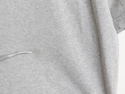 00s USA製 オールド ギャップ プリント 半袖 Tシャツ メンズ レディース M クルーネック ヘビーウェイト カットソー コットン 星条旗 灰
