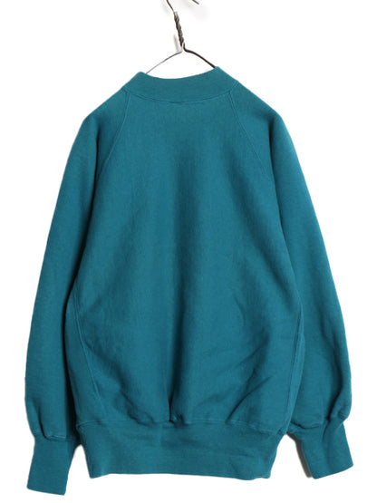 90s USA製 ★ チャンピオン リバースウィーブ モックネック スウェット メンズ XL / 古着 オールド トレーナー 裏起毛 目付き ポケット付き