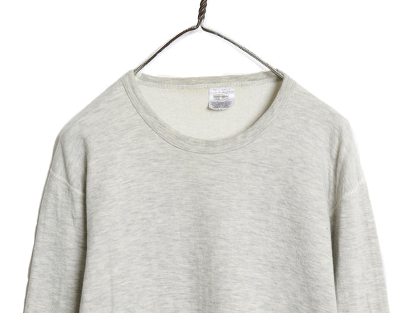00s デュオフォールド 2レイヤー 長袖 Tシャツ メンズ L / オールド ロンT アンダーシャツ 無地 ストレッチ インナー カットソー シンプル