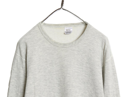 00s デュオフォールド 2レイヤー 長袖 Tシャツ メンズ L / オールド ロンT アンダーシャツ 無地 ストレッチ インナー カットソー シンプル