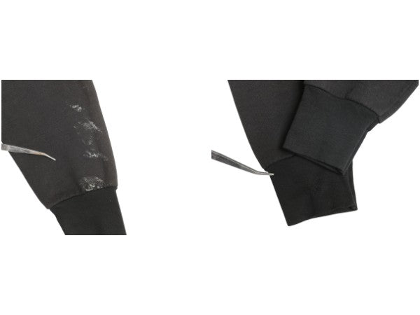 90s USA製 イラスト 両面 プリント スウェット パーカー メンズ L / オールド ミリタリー グラフィック プルオーバー トレーナー 裏起毛 黒