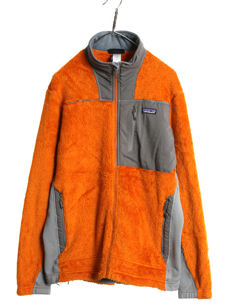 パタゴニア R3 ハイロフト ジャケット メンズ L / ハイ パイル フリース ボア フルジップ ブルゾン ジャンパー ハイネック レギュレーター