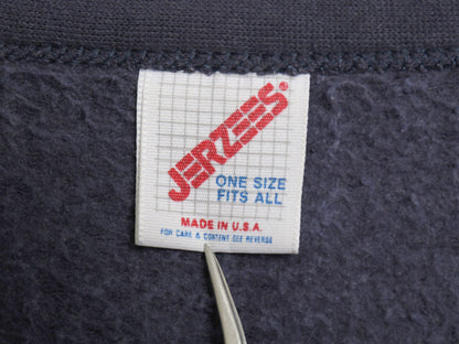 80s USA製 ジャージーズ スウェット カーディガン メンズ レディース L 程/ 古着 ヴィンテージ トレーナー 裏起毛 プリント 前開き 重ね着