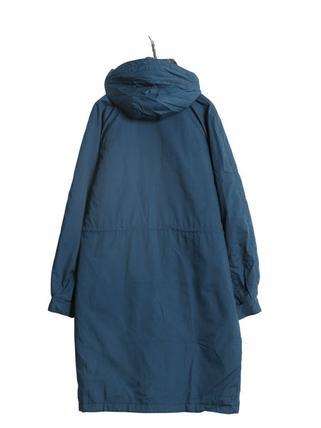 80s USA製 ウールリッチ ロング マウンテンパーカー ジャケット レディース L / ヴィンテージ コート 中綿 ウール ライナー付き マンパ 紺