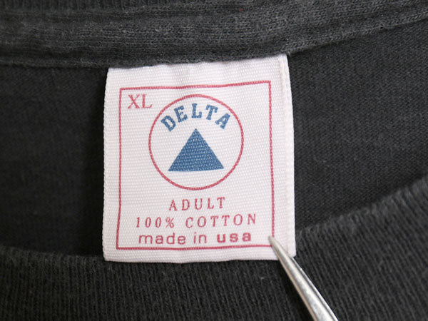 90s USA製 マルボロ 両面 プリント ポケット付き Tシャツ メンズ XL / オールド 当時物 企業 ポケT タバコ ヘビーウェイト 大きいサイズ 黒