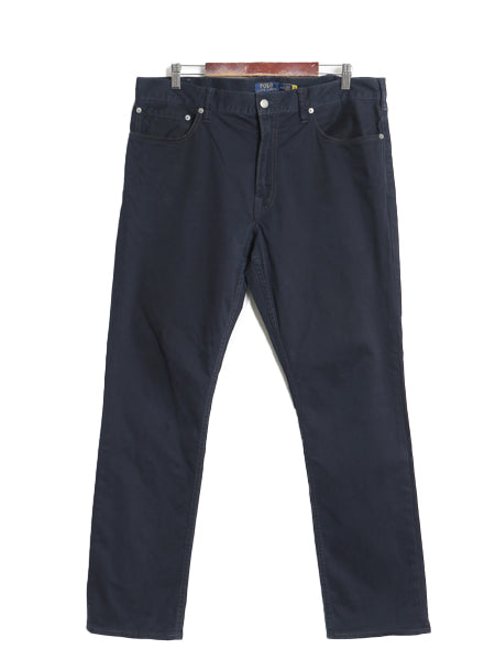 ポロ ラルフローレン チノ パンツ メンズ 36 32 / スラックス チノパン ストレッチ スリム ストレート ノータック コットン スムース 素材