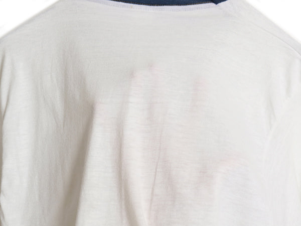 70s USA製 ミッキー 染込み プリント リンガー Tシャツ メンズ レディース L 小さめ S 程 ヴィンテージ キャラクター ディズニー イラスト
