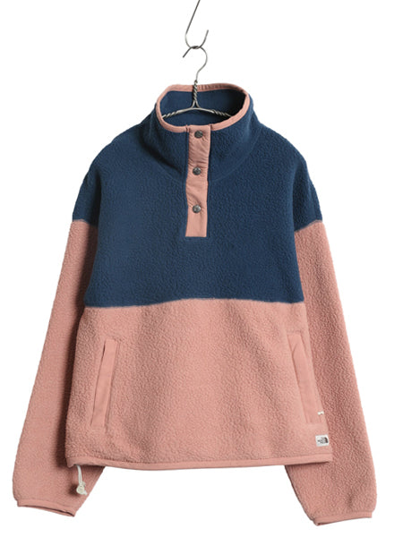 US企画 ノースフェイス クラグモント パイル フリース ジャケット レディース M / 古着 ボア アウトドア スナップ プルオーバー ジャンパー