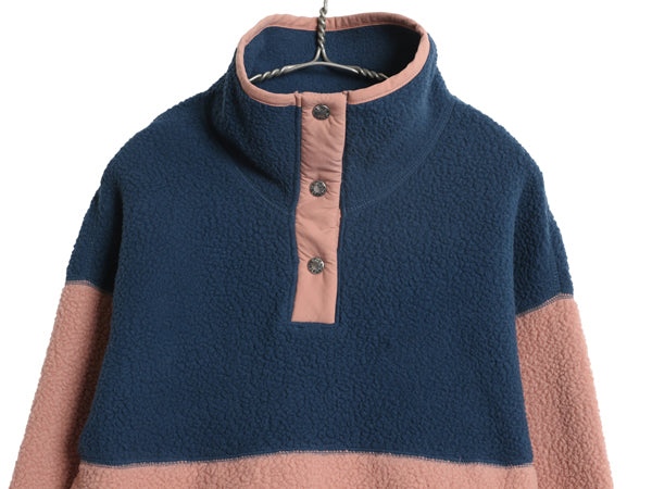 US企画 ノースフェイス クラグモント パイル フリース ジャケット レディース M / 古着 ボア アウトドア スナップ プルオーバー ジャンパー