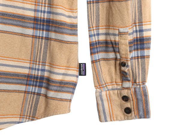 パタゴニア ロングスリーブ フィヨルド 長袖 フランネル シャツ レディース XL / 19年製 オーガニック コットン ネルシャツ 大きいサイズ