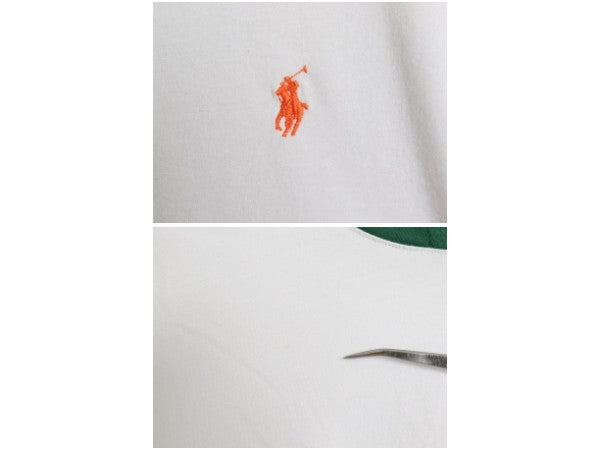 ポロ ラルフローレン フード付き 長袖 Tシャツ キッズ XL メンズ S 程 パーカー コットン プルオーバー カットソー レイヤード 袖 プリント