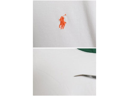 ポロ ラルフローレン フード付き 長袖 Tシャツ キッズ XL メンズ S 程 パーカー コットン プルオーバー カットソー レイヤード 袖 プリント