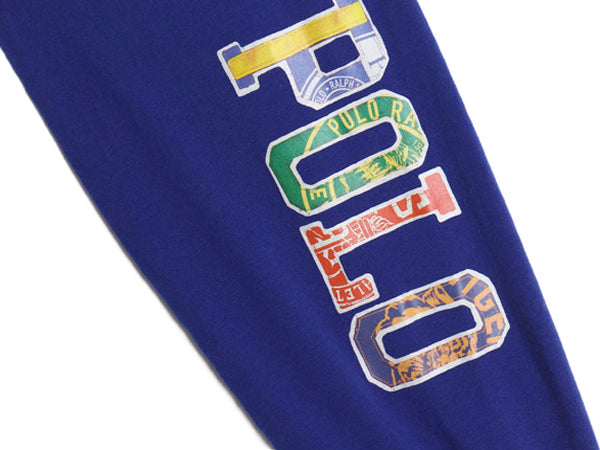 ポロ ラルフローレン フード付き 長袖 Tシャツ キッズ XL メンズ S 程 パーカー コットン プルオーバー カットソー レイヤード 袖 プリント