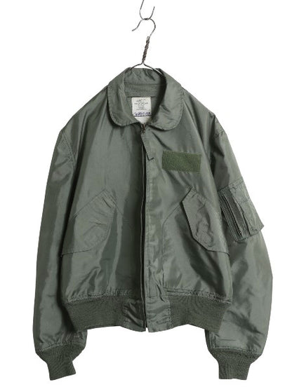 00s 米軍実物 CWU-36P サマー フライト ジャケット LARGE / オールド 00年製 軍物 アラミド ミリタリー USAF エアフォース ボンバー セージ