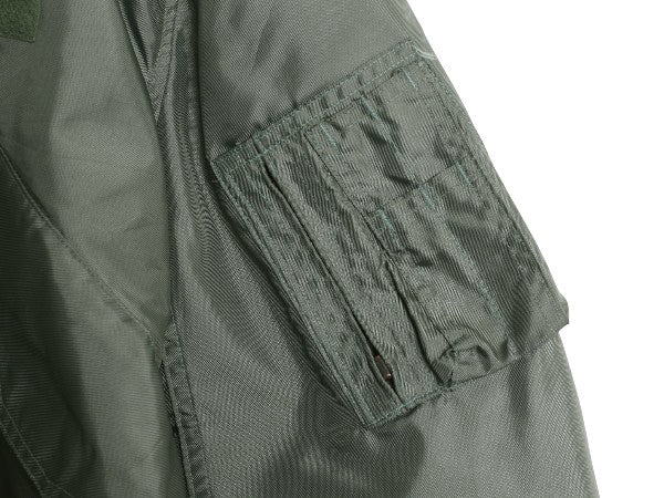 00s 米軍実物 CWU-36P サマー フライト ジャケット LARGE / オールド 00年製 軍物 アラミド ミリタリー USAF エアフォース ボンバー セージ