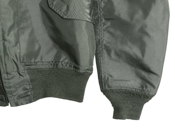 00s 米軍実物 CWU-36P サマー フライト ジャケット LARGE / オールド 00年製 軍物 アラミド ミリタリー USAF エアフォース ボンバー セージ