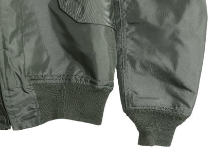 00s 米軍実物 CWU-36P サマー フライト ジャケット LARGE / オールド 00年製 軍物 アラミド ミリタリー USAF エアフォース ボンバー セージ