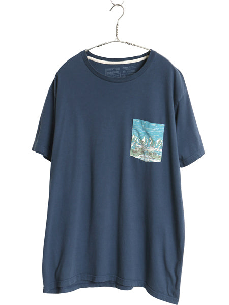 パタゴニア パタロハ ポケット付き 半袖 Tシャツ メンズ XL / 19年製 アウトドア アロハ ハワイアン グラフィック カットソー 大きいサイズ