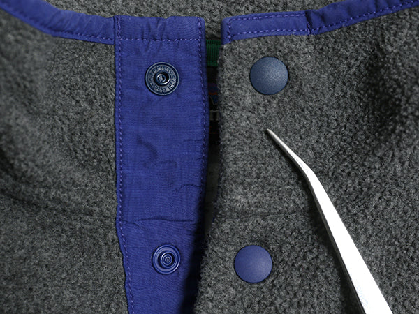 パタゴニア シンチラ スナップT メンズ L / 古着 14年製 プルオーバー フリース ジャケット ブルゾン ジャンパー アウトドア ハイネック 灰