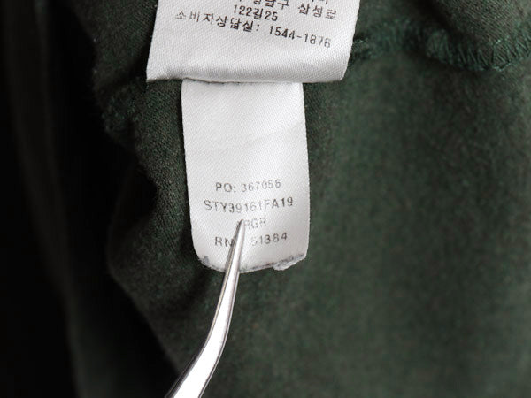パタゴニア 両面 プリント 長袖 Tシャツ メンズ L 19年製 アウトドア ロンT ロングスリーブ P6 バックプリント ボックスロゴ カットソー 緑
