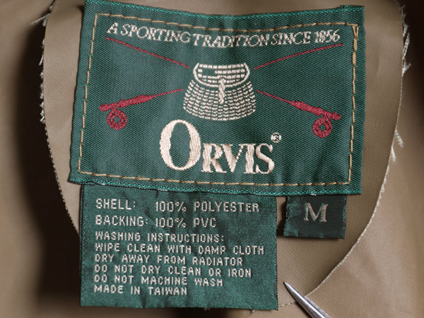 90s オービス ダックハンター カモ ナイロン ジャケット メンズ M オールド フルジップ 迷彩 防水 レイン パーカー ハンティング ブルゾン