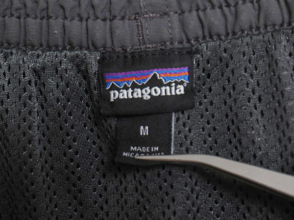 パタゴニア バギーズ ロング ショーツ メンズ M / 18年製 アウトドア ナイロン ショートパンツ 短パン 海パン 水陸両用 インナー付き 濃灰
