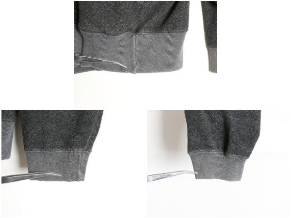 90s オールド ギャップ ハーフジップ フリース ジャケット メンズ M / プルオーバー ブルゾン ジャンパー ビッグロゴ ハイネック グレー