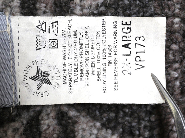 90s USA製 ★ カーハート サウスウエスト ダック ベスト メンズ 2XL / オールド ネイティブ 総柄 パイル フリース AZTEC 廃盤 大きいサイズ