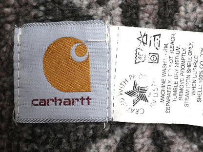 90s USA製 ★ カーハート サウスウエスト ダック ベスト メンズ 2XL / オールド ネイティブ 総柄 パイル フリース AZTEC 廃盤 大きいサイズ