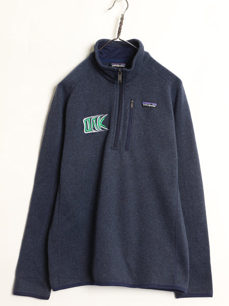 パタゴニア ベターセーター ハーフジップ メンズ M / 18年製 フリース セーター 裏起毛 プルオーバー ブルゾンジャケット 霜降り ネイビー