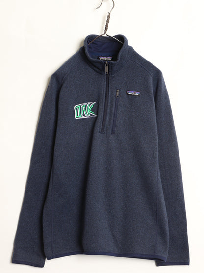 パタゴニア ベターセーター ハーフジップ メンズ M / 18年製 フリース セーター 裏起毛 プルオーバー ブルゾンジャケット 霜降り ネイビー
